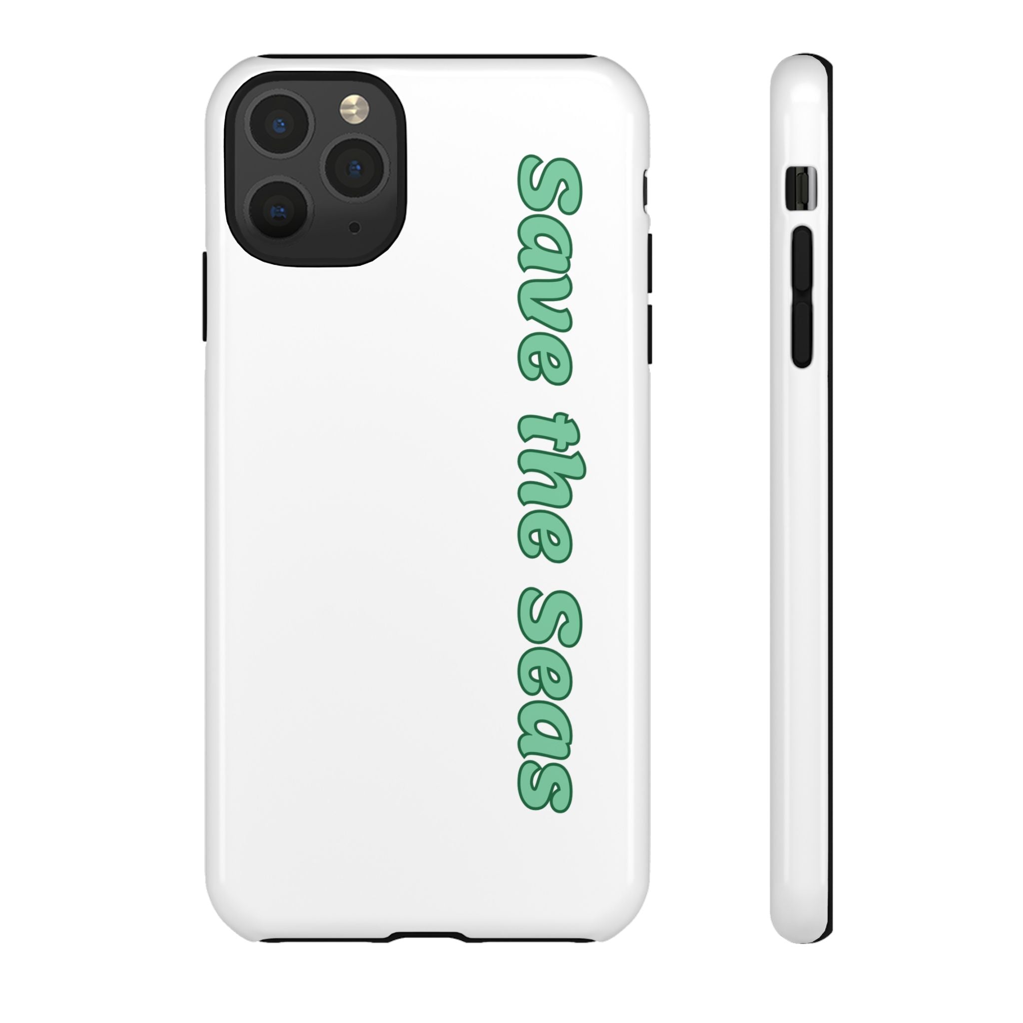Save the Seas Phone Case - Eco-Friendly Ocean Conservation Protective Case