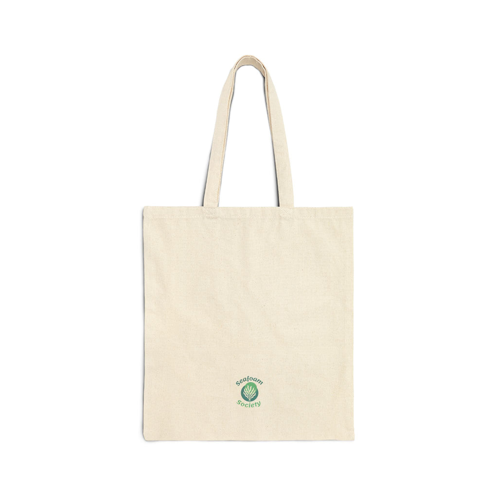 “As Free As The Sea” Canvas Beach Tote Bag