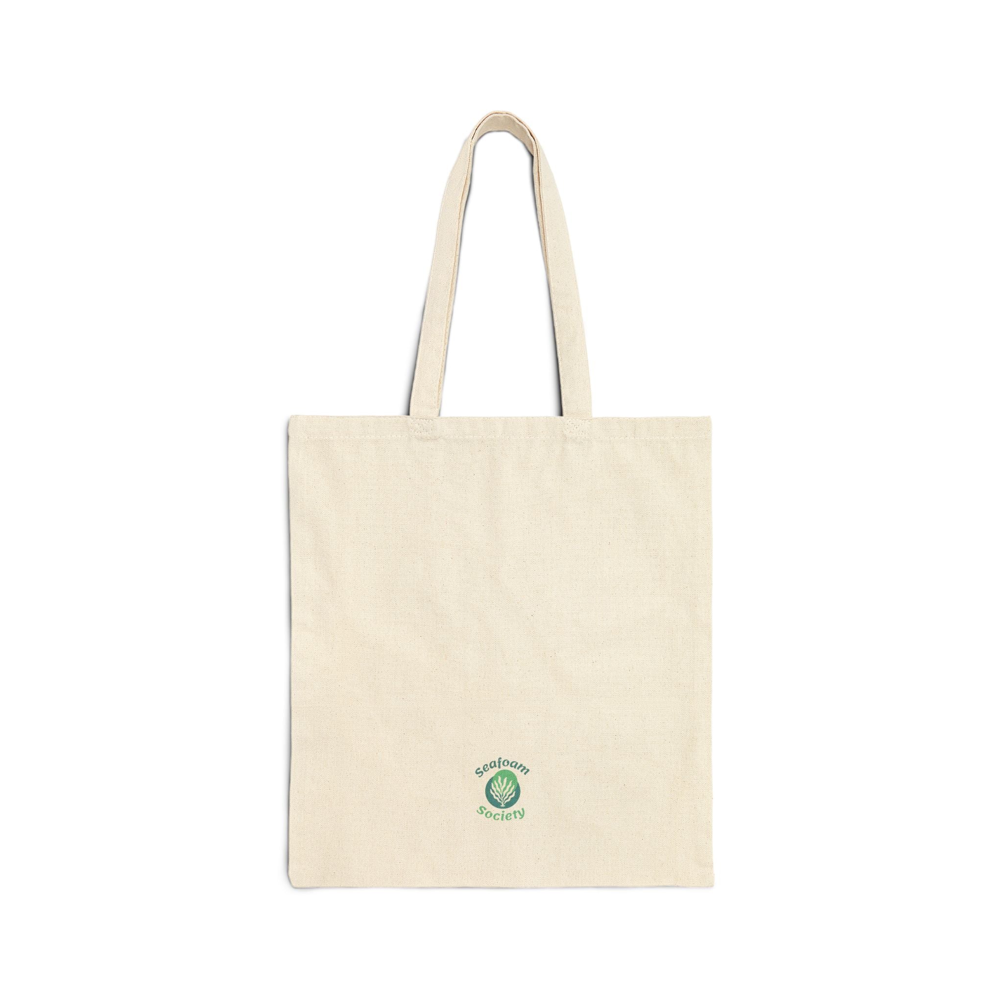 “As Free As The Sea” Canvas Beach Tote Bag