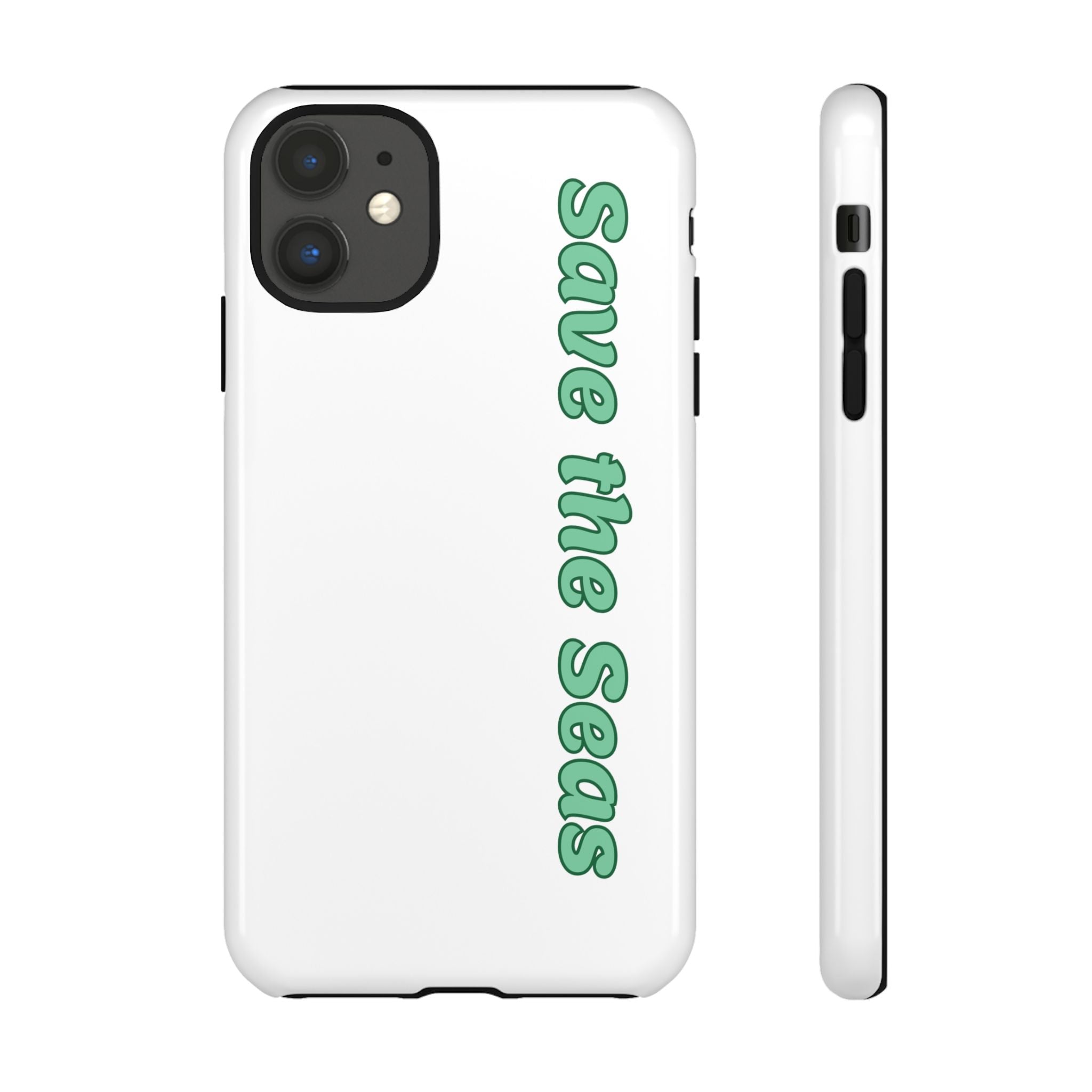 Save the Seas Phone Case - Eco-Friendly Ocean Conservation Protective Case