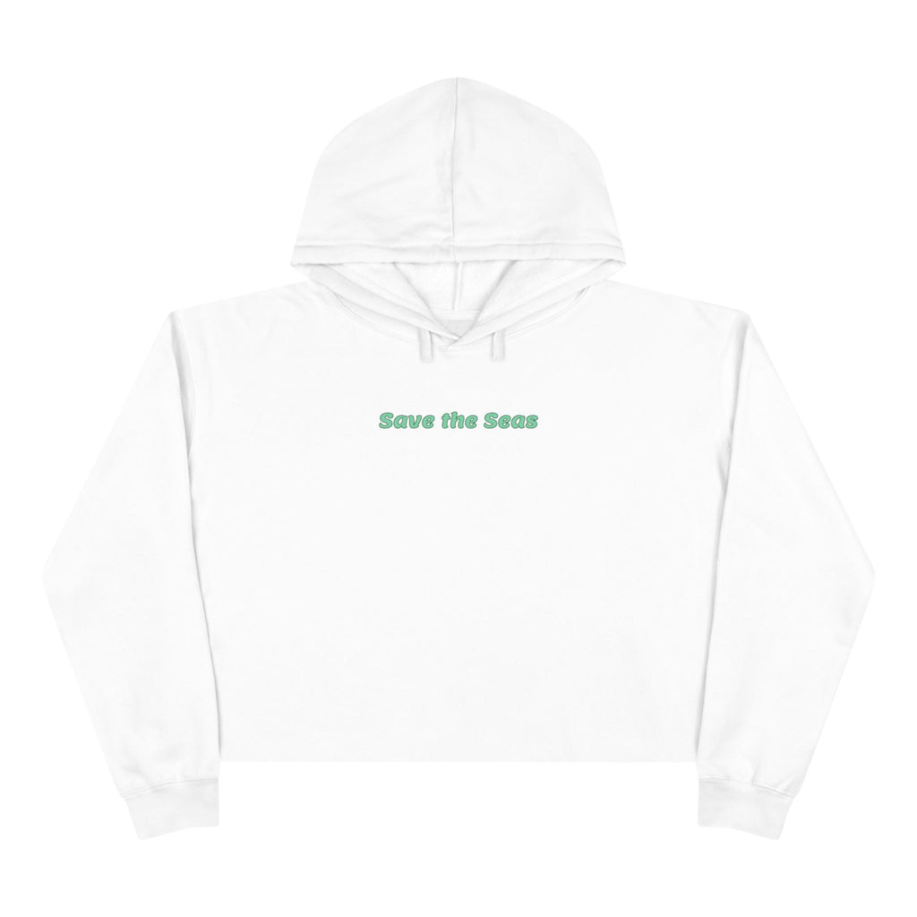 Save the Sea Crop Hoodie