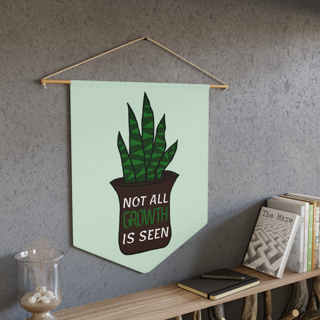 Pennant Wall Flag - Plant Quote Decor