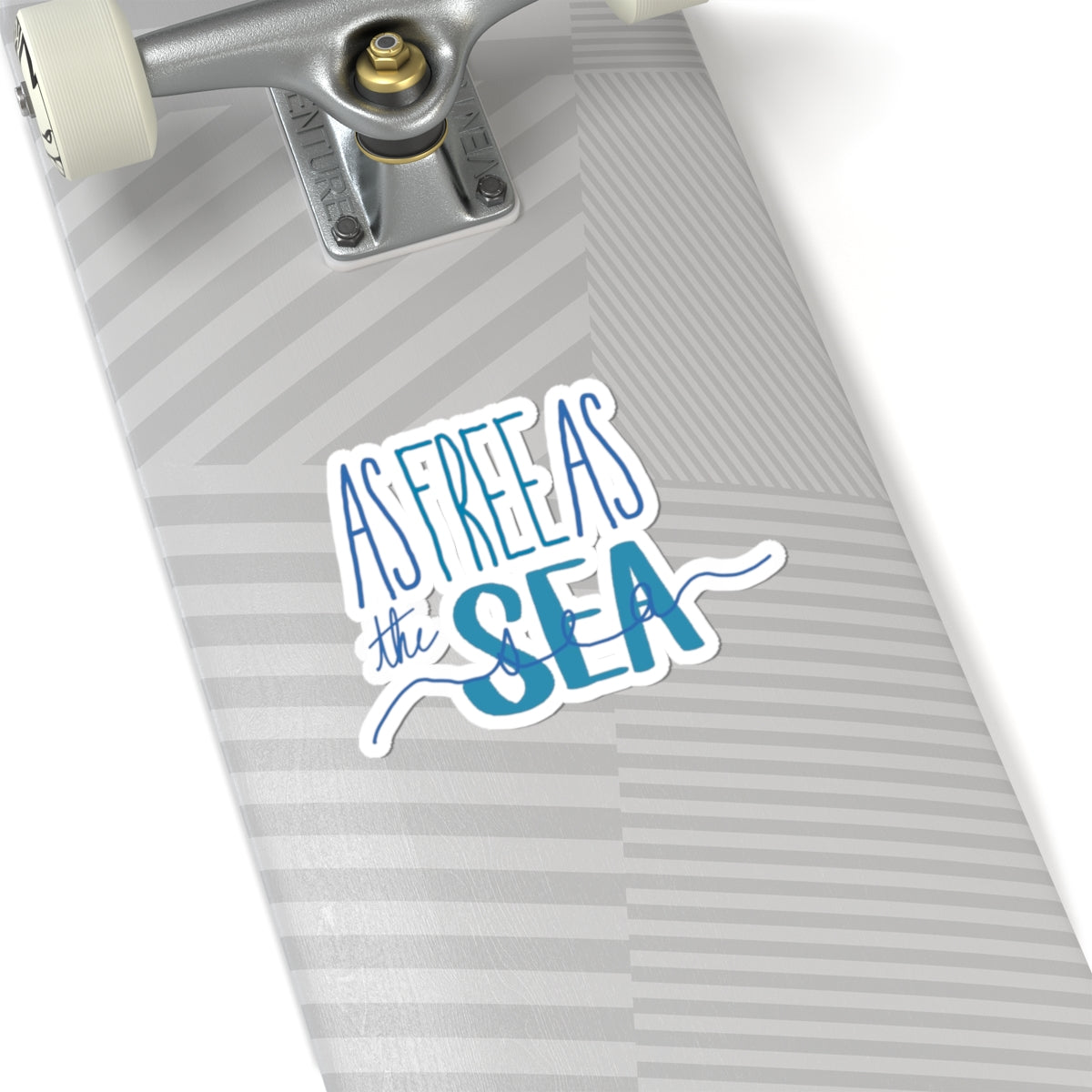 As Free As the Sea Sticker