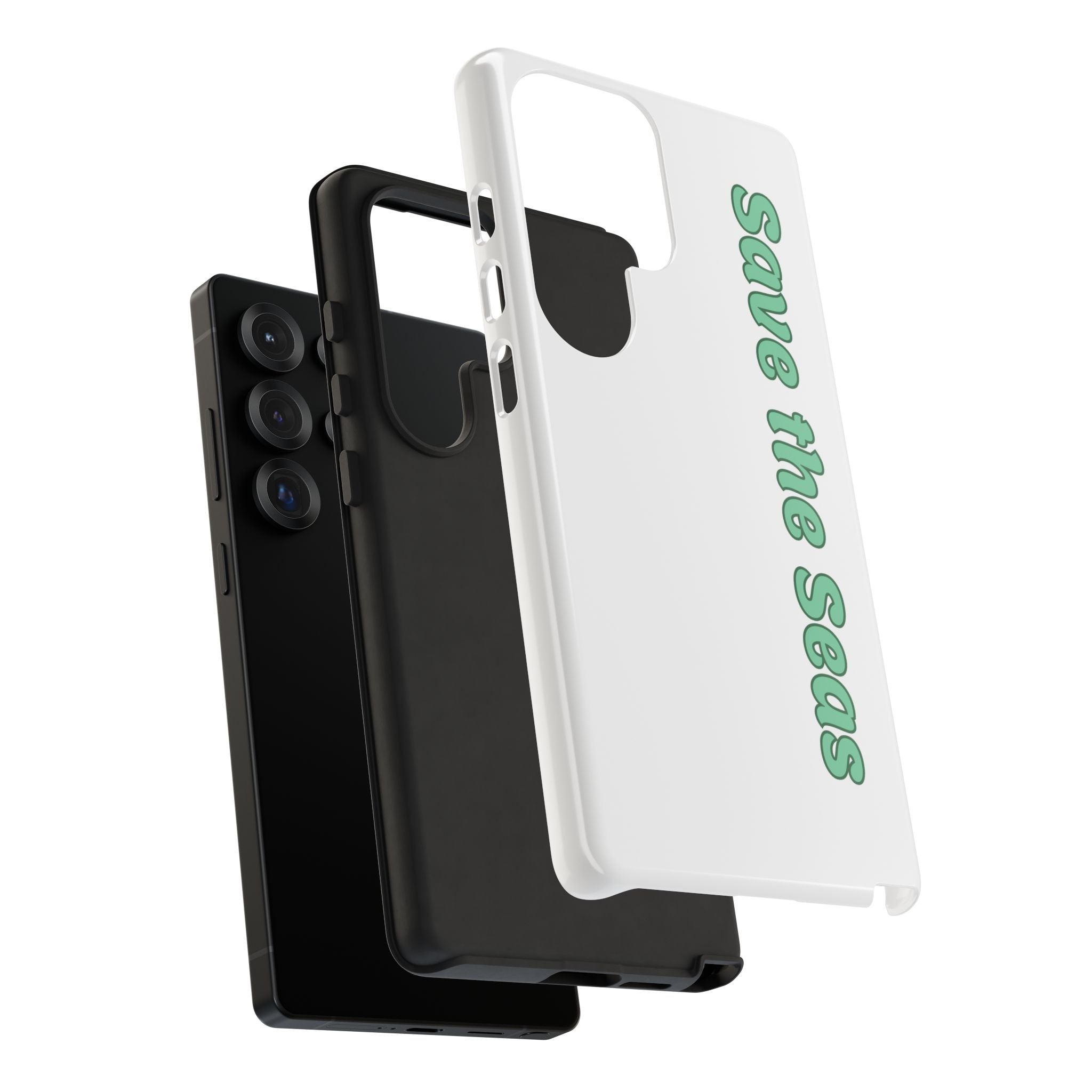 Save the Seas Phone Case - Eco-Friendly Ocean Conservation Protective Case