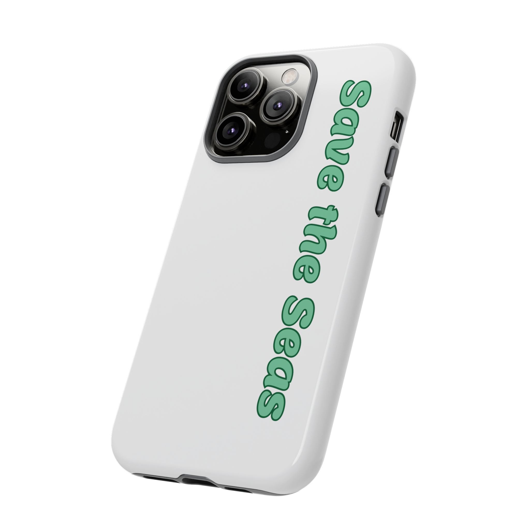 Save the Seas Phone Case - Eco-Friendly Ocean Conservation Protective Case