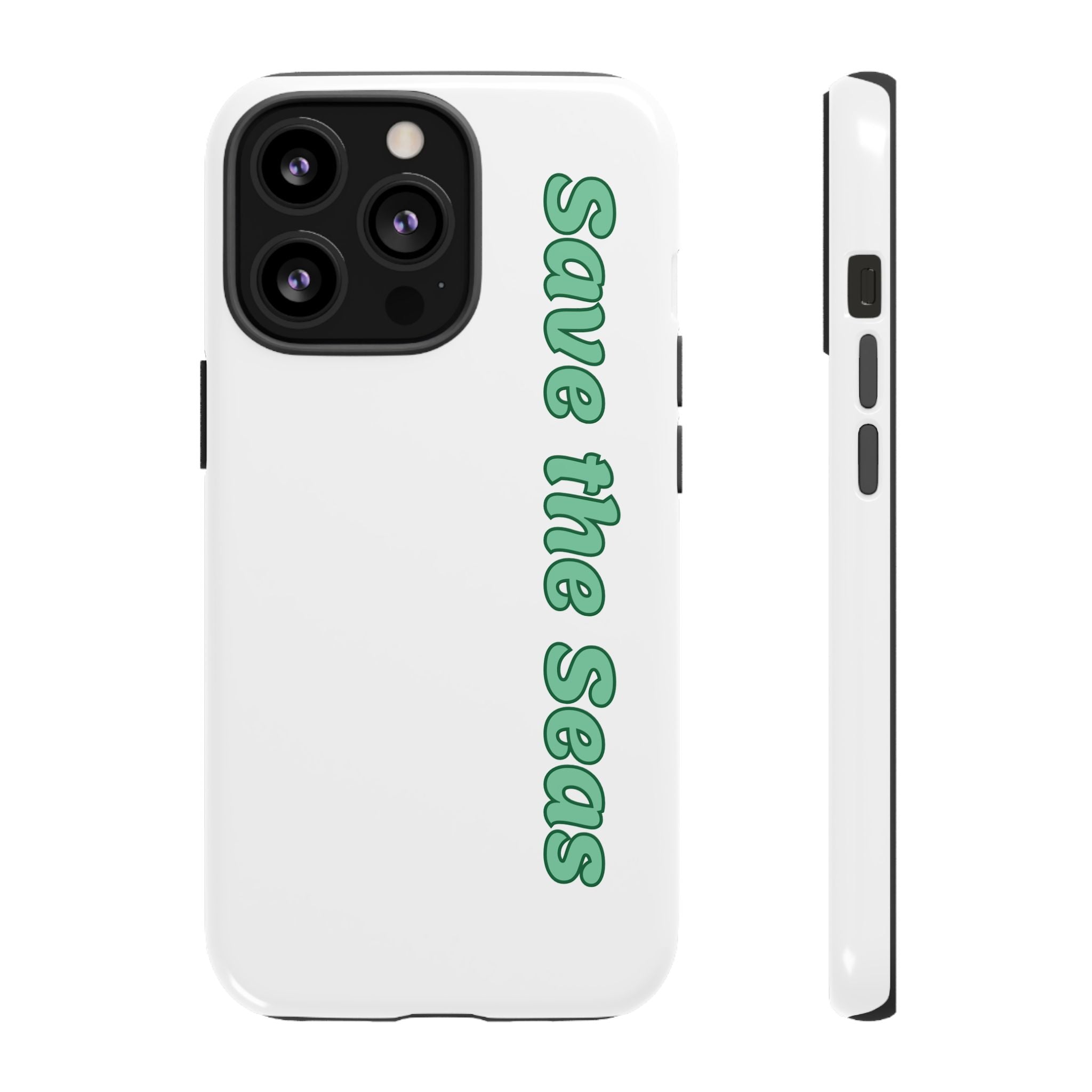 Save the Seas Phone Case - Eco-Friendly Ocean Conservation Protective Case