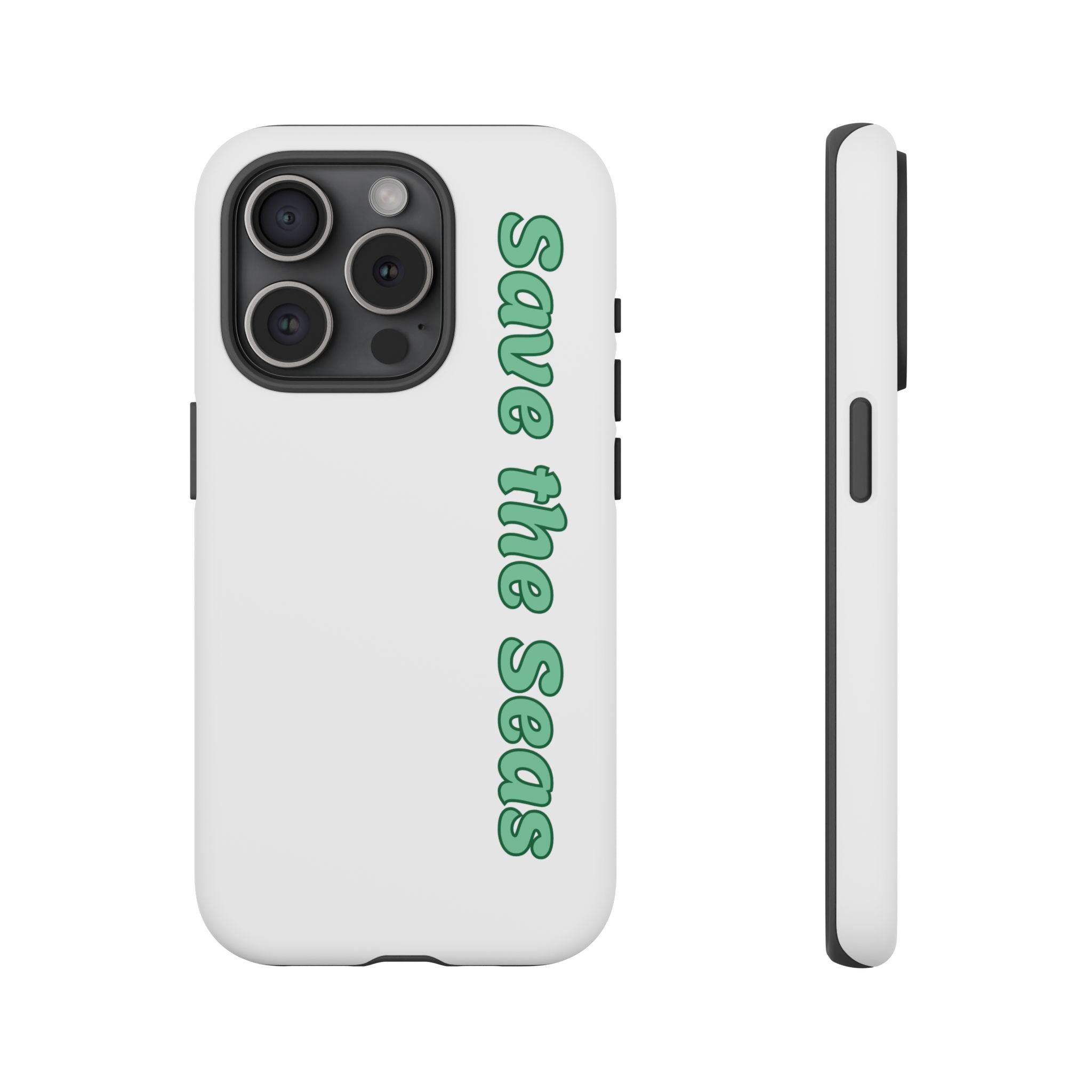 Save the Seas Phone Case - Eco-Friendly Ocean Conservation Protective Case