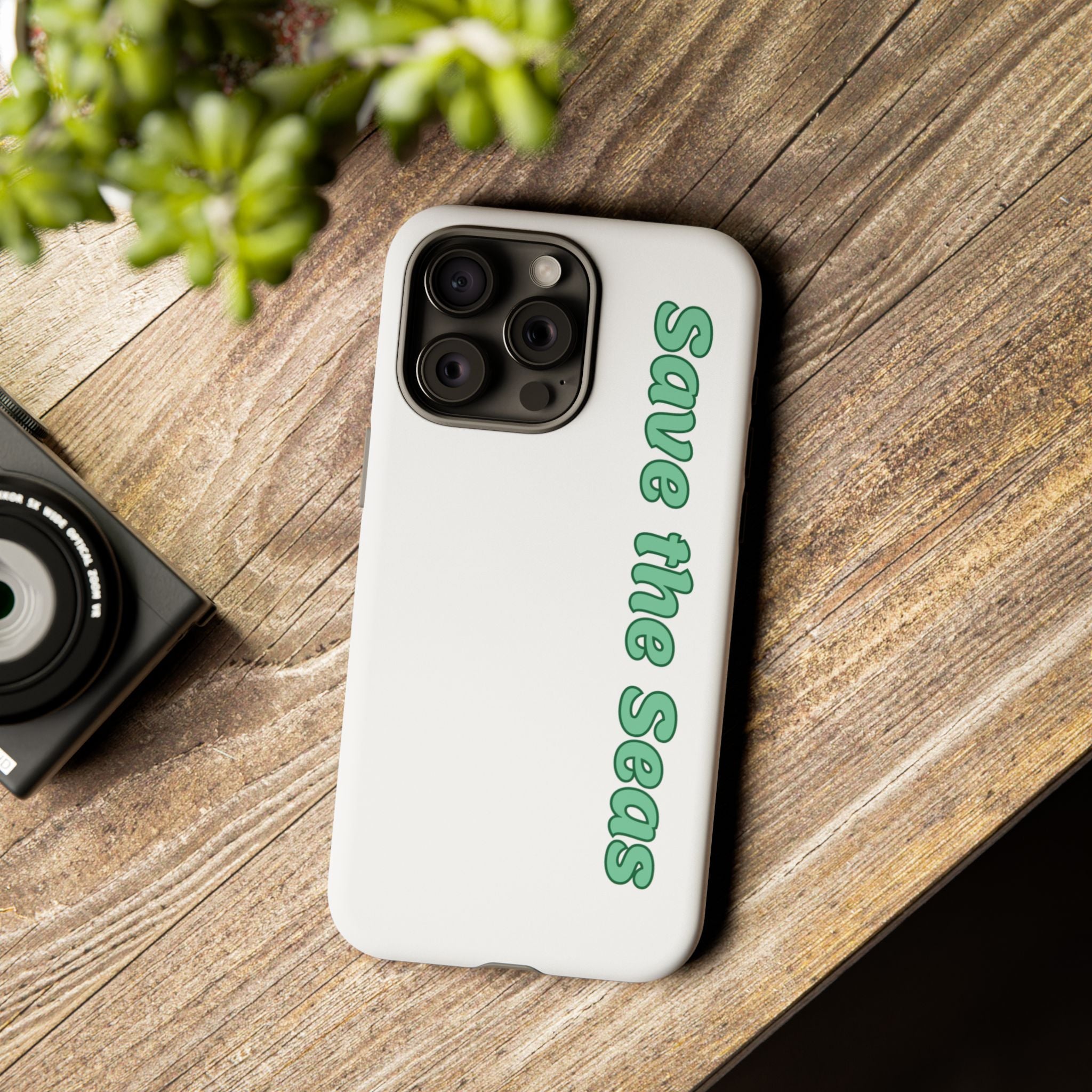 Save the Seas Phone Case - Eco-Friendly Ocean Conservation Protective Case