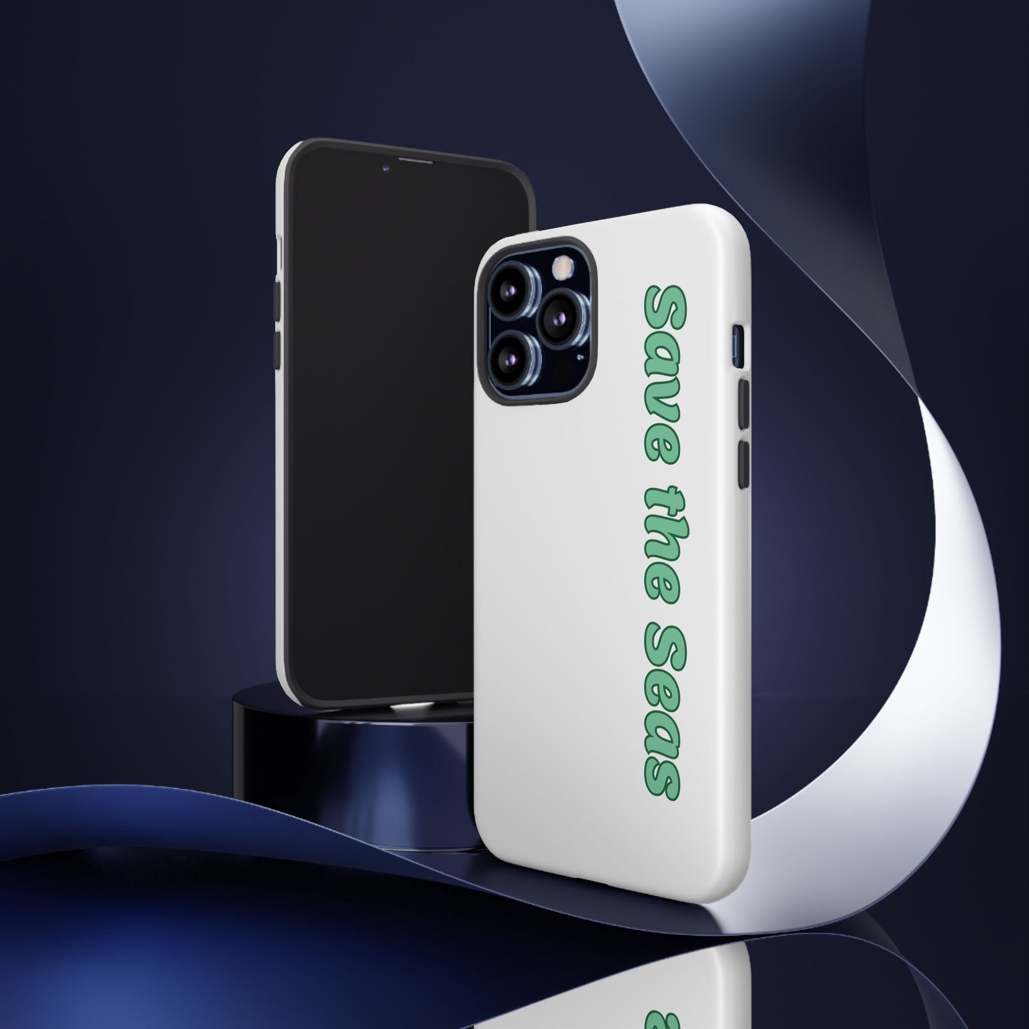 Save the Seas Phone Case - Eco-Friendly Ocean Conservation Protective Case