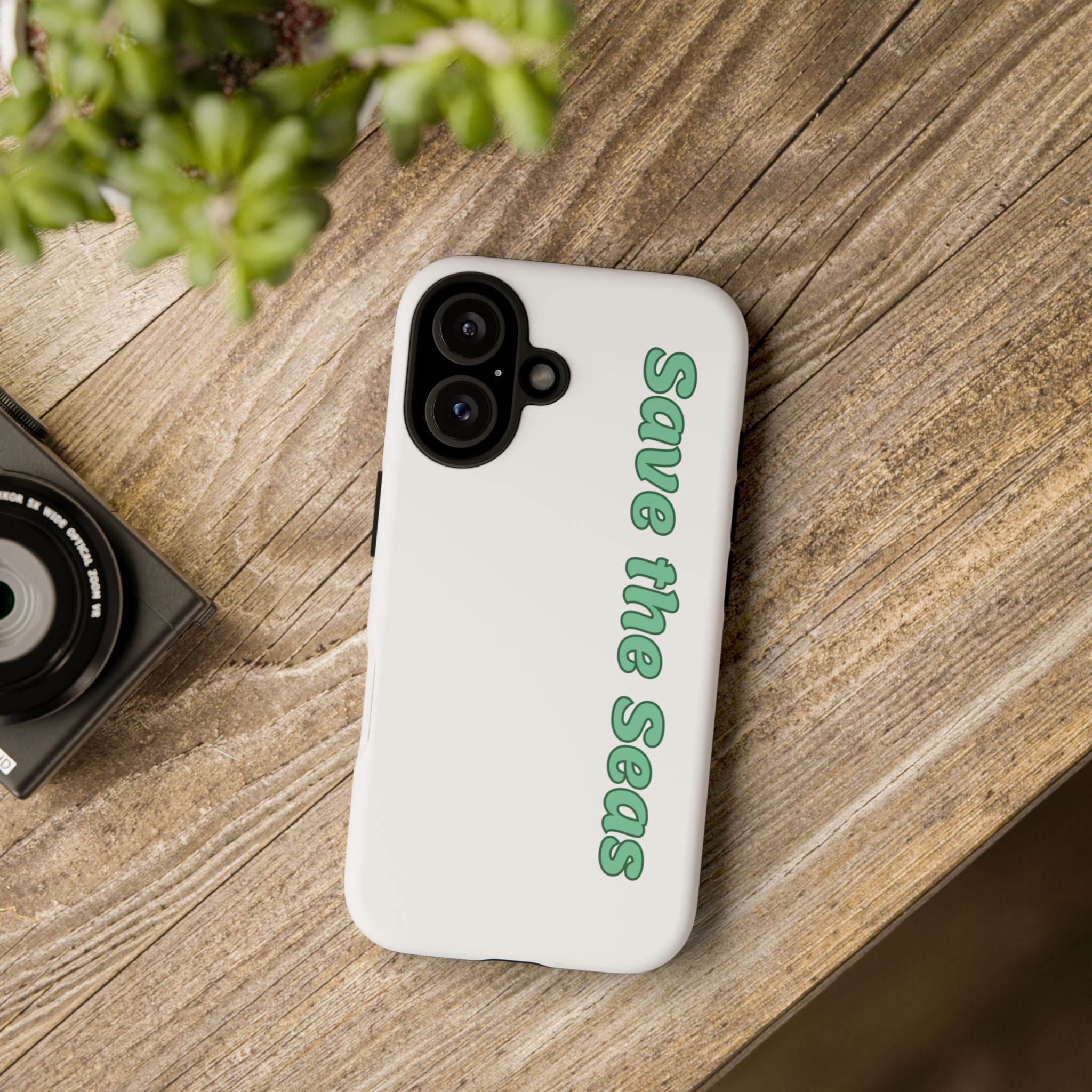 Save the Seas Phone Case - Eco-Friendly Ocean Conservation Protective Case