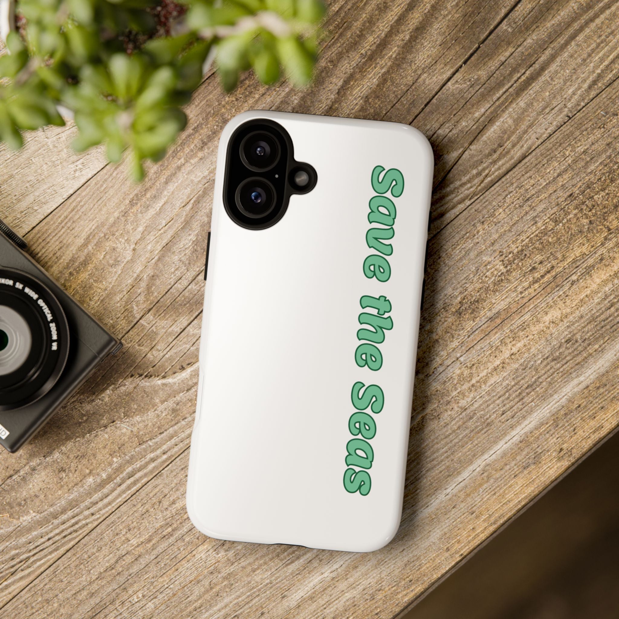 Save the Seas Phone Case - Eco-Friendly Ocean Conservation Protective Case