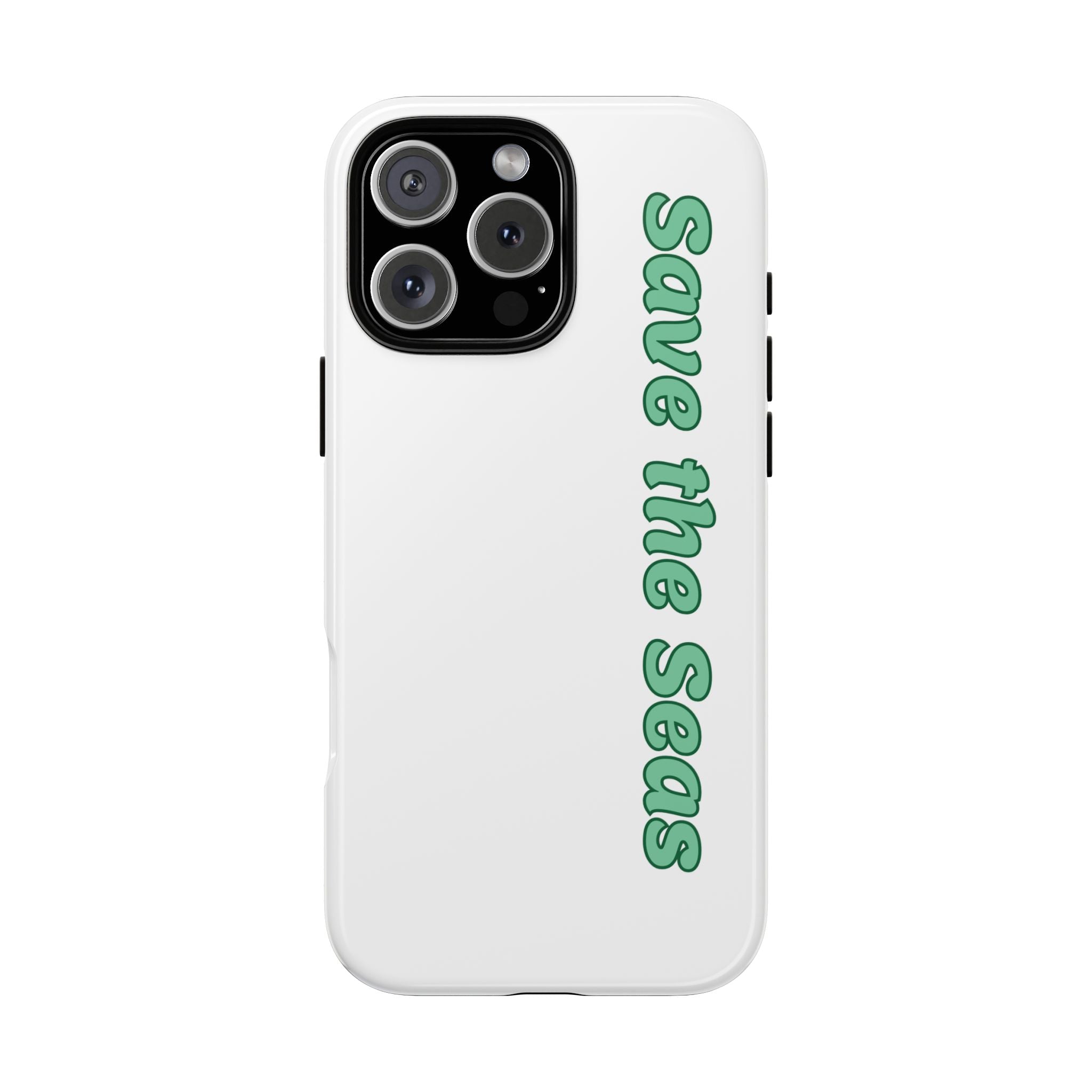 Save the Seas Phone Case - Eco-Friendly Ocean Conservation Protective Case