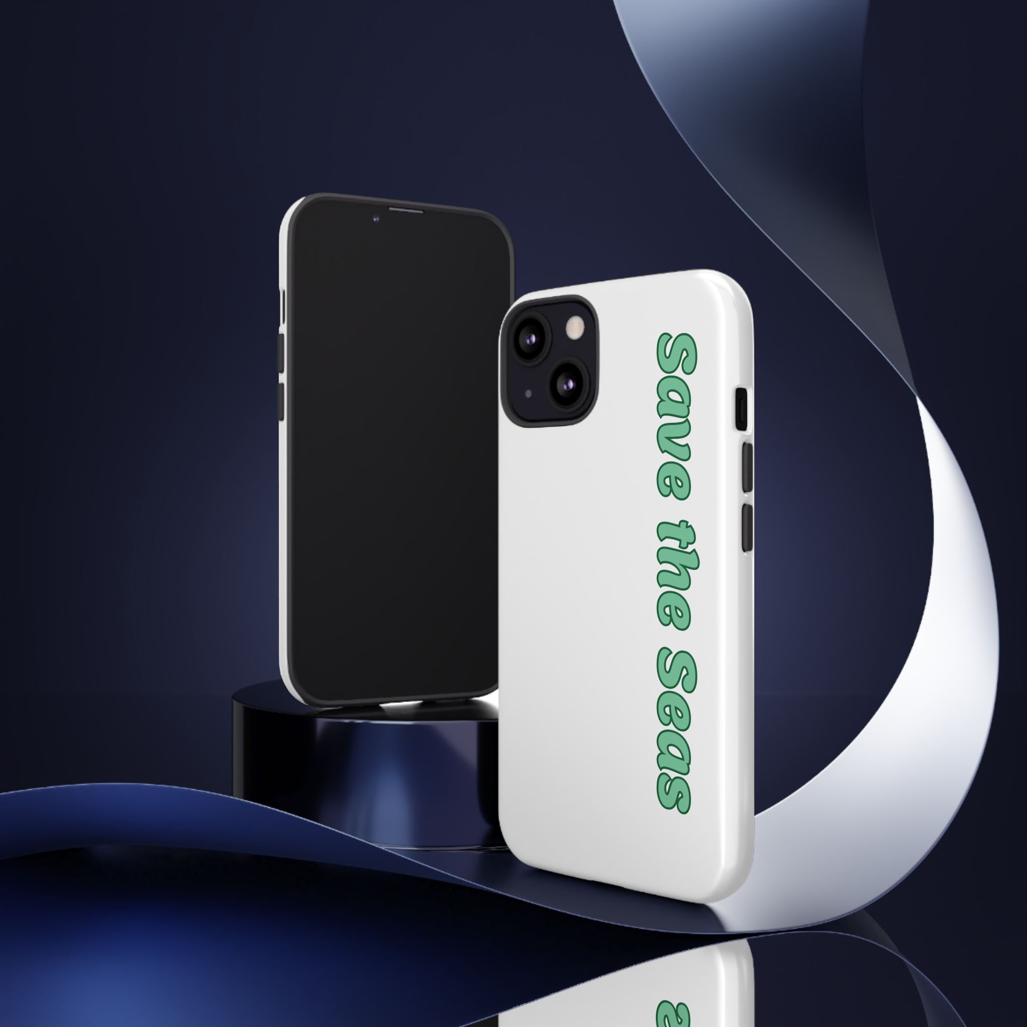Save the Seas Phone Case - Eco-Friendly Ocean Conservation Protective Case