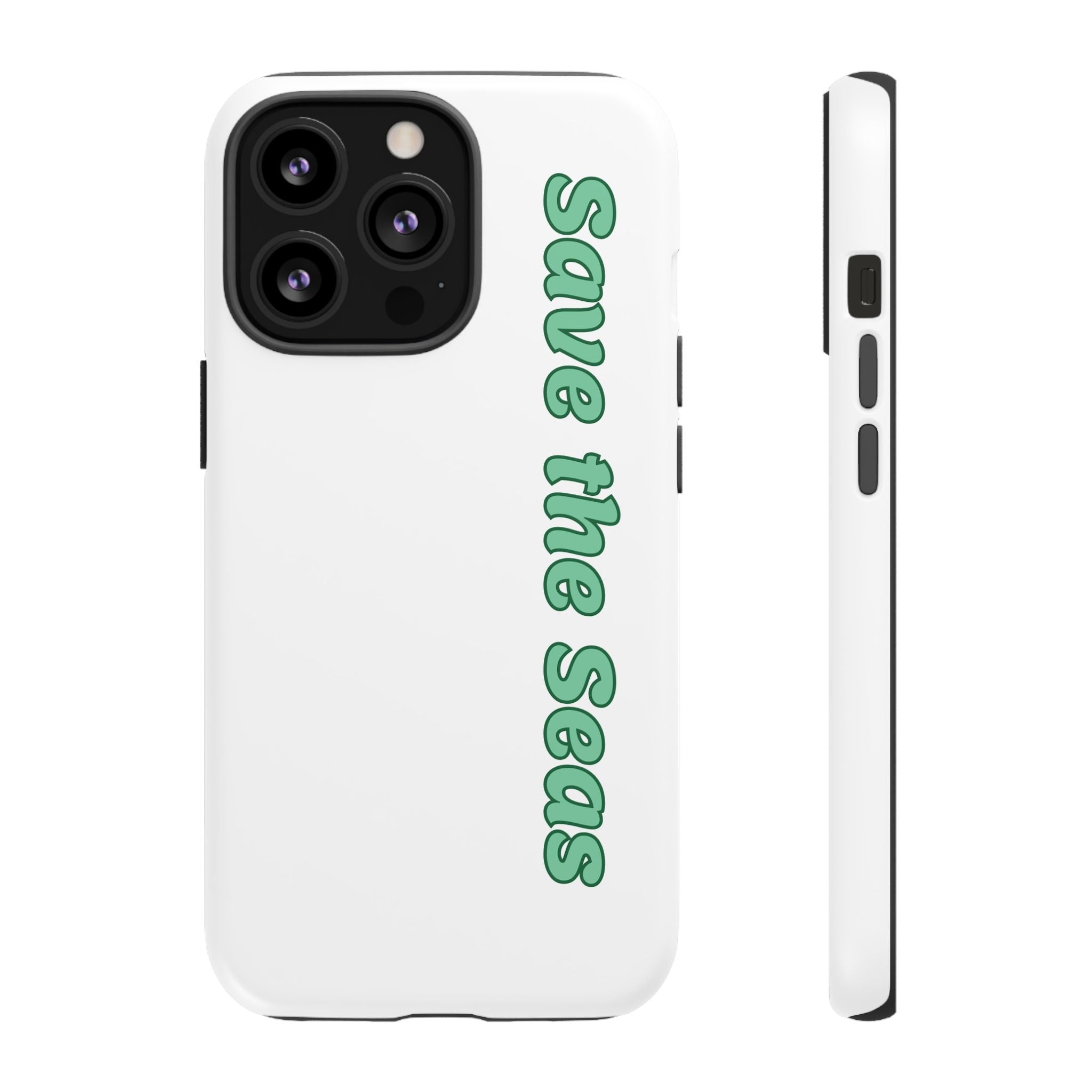 Save the Seas Phone Case - Eco-Friendly Ocean Conservation Protective Case