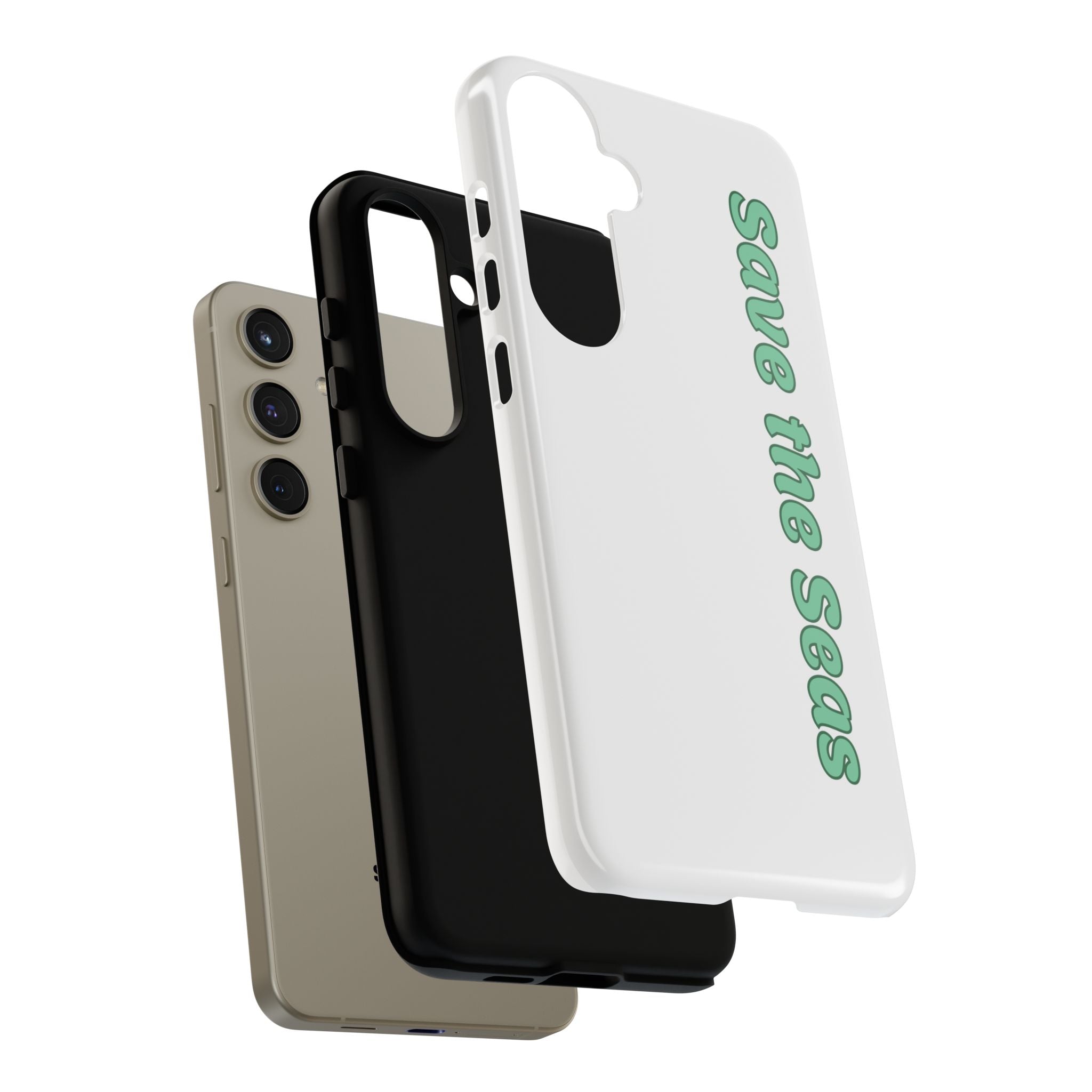 Save the Seas Phone Case - Eco-Friendly Ocean Conservation Protective Case