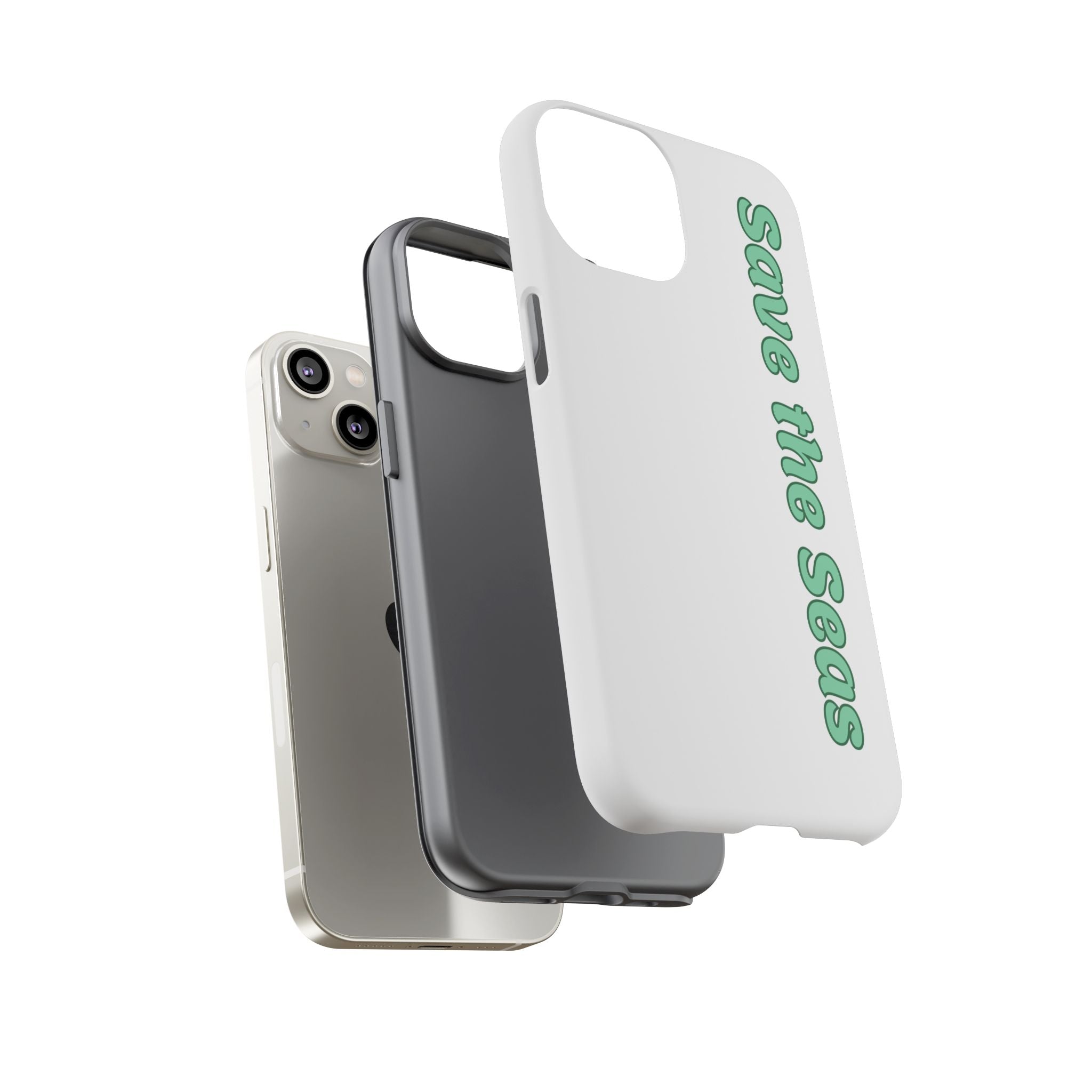 Save the Seas Phone Case - Eco-Friendly Ocean Conservation Protective Case