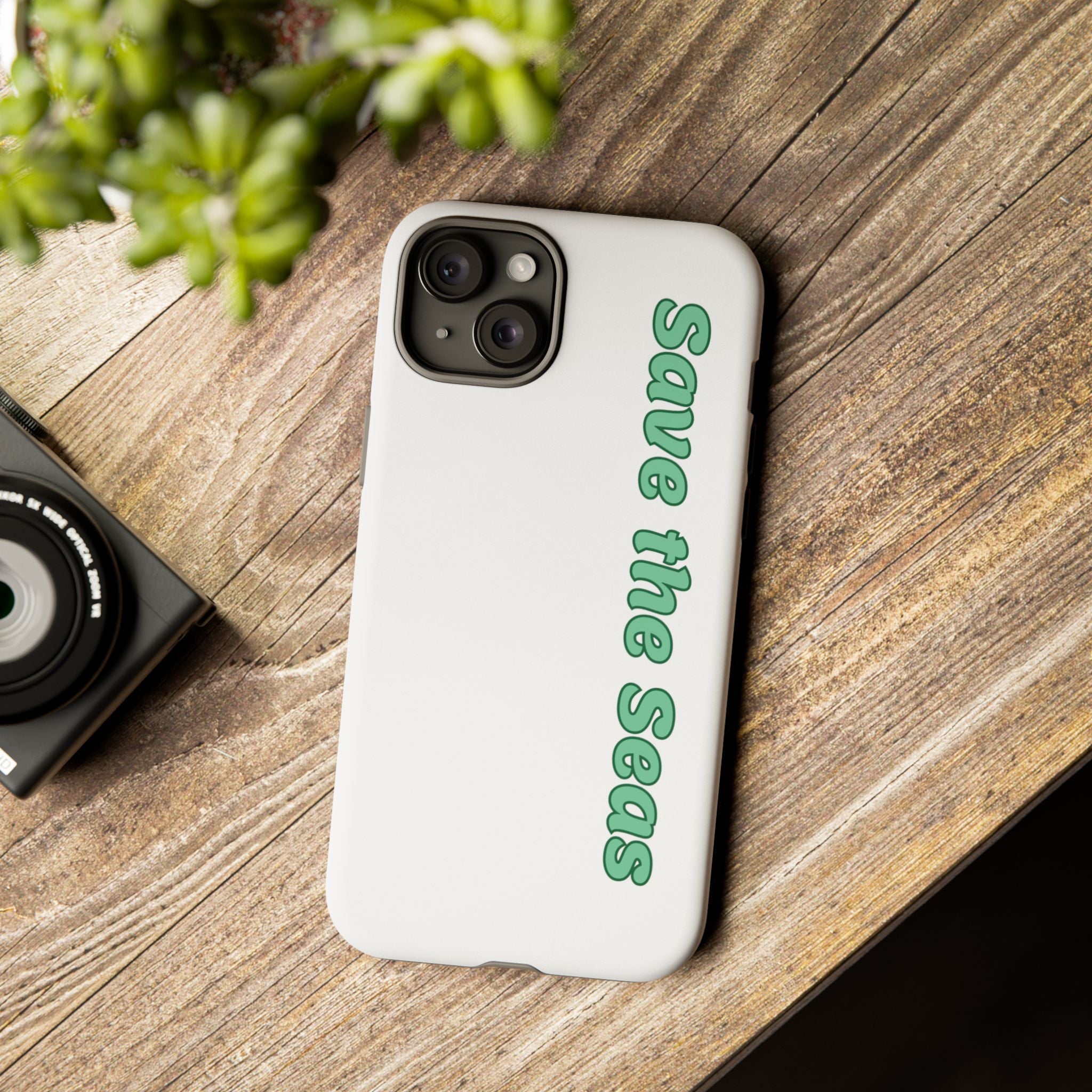 Save the Seas Phone Case - Eco-Friendly Ocean Conservation Protective Case