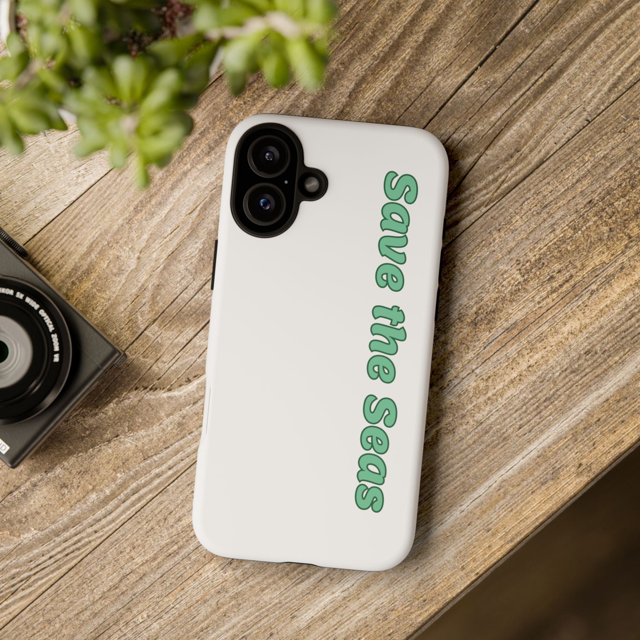 Save the Seas Phone Case - Eco-Friendly Ocean Conservation Protective Case
