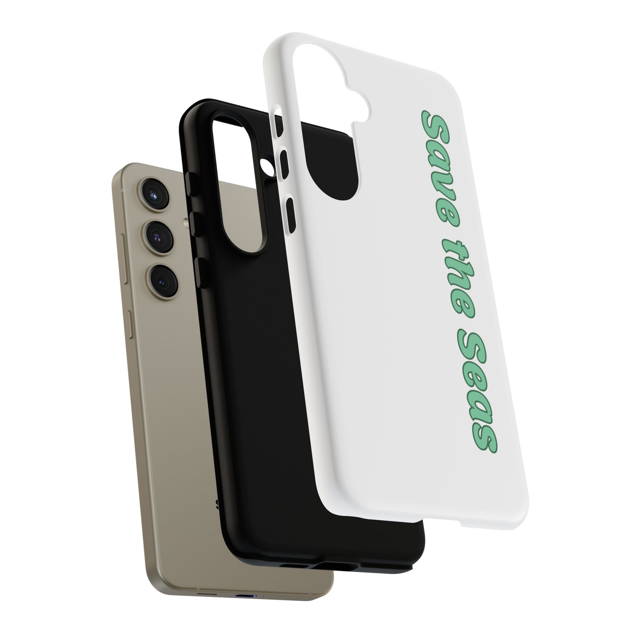Save the Seas Phone Case - Eco-Friendly Ocean Conservation Protective Case