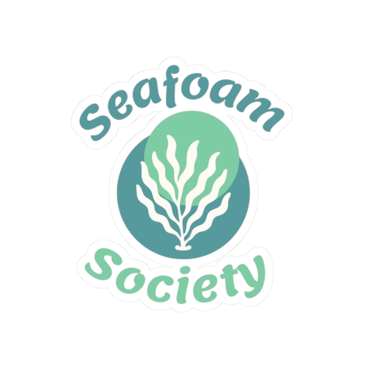 Seafoam Society Logo Sticker