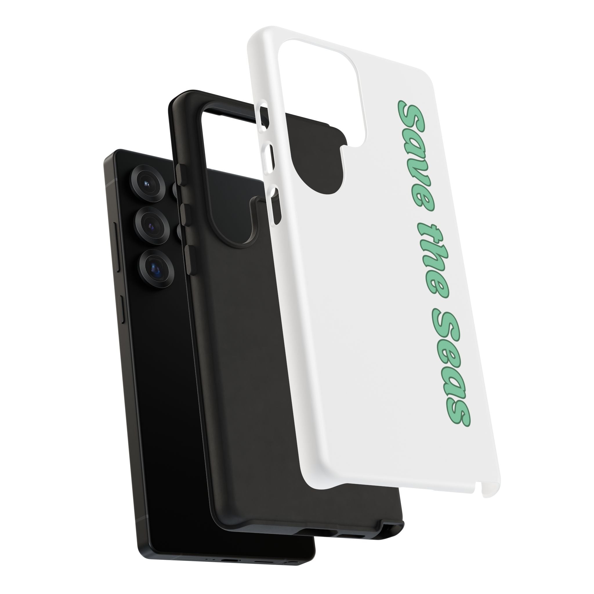 Save the Seas Phone Case - Eco-Friendly Ocean Conservation Protective Case