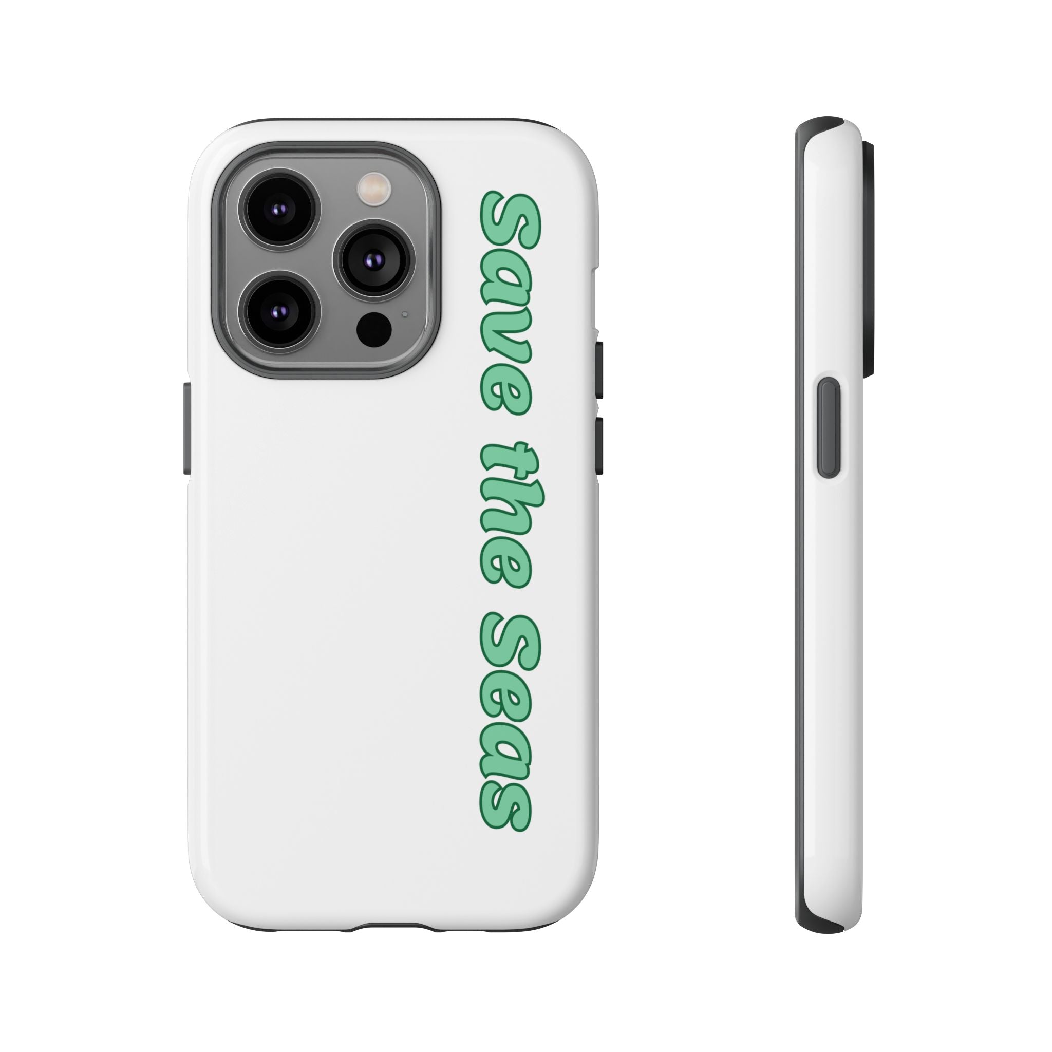 Save the Seas Phone Case - Eco-Friendly Ocean Conservation Protective Case