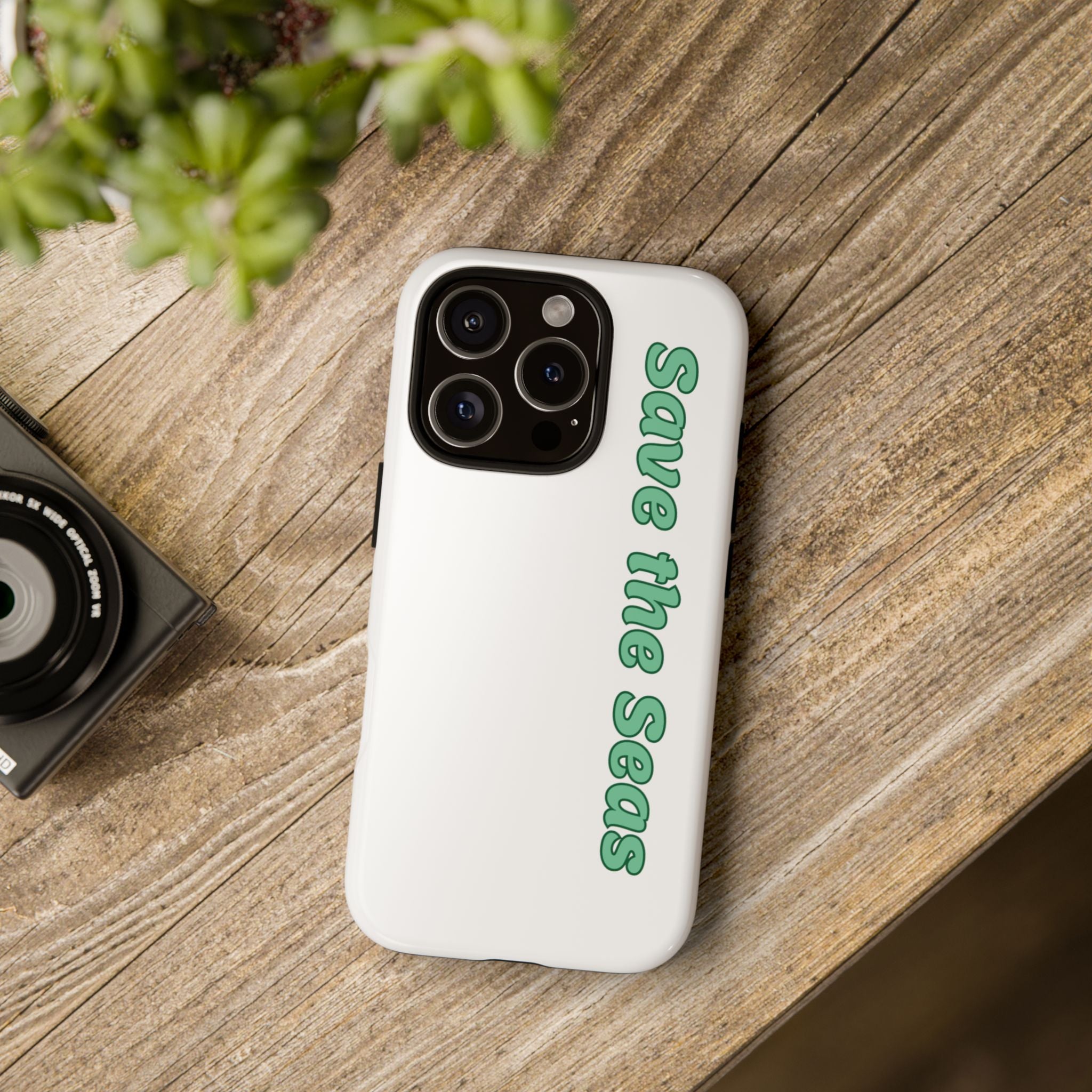 Save the Seas Phone Case - Eco-Friendly Ocean Conservation Protective Case