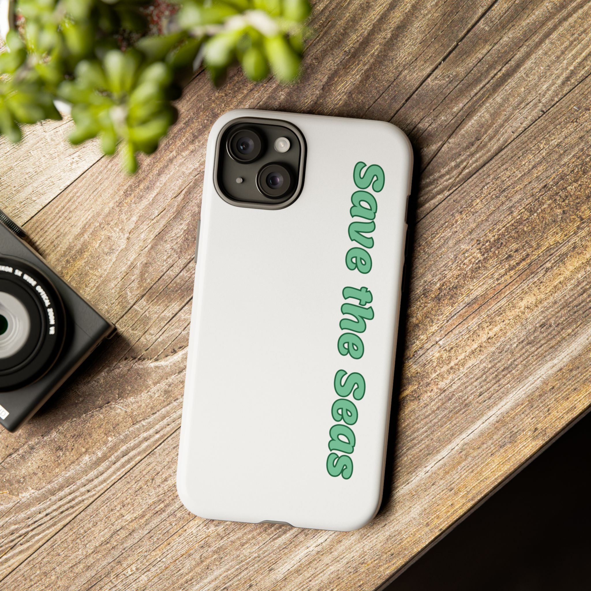Save the Seas Phone Case - Eco-Friendly Ocean Conservation Protective Case