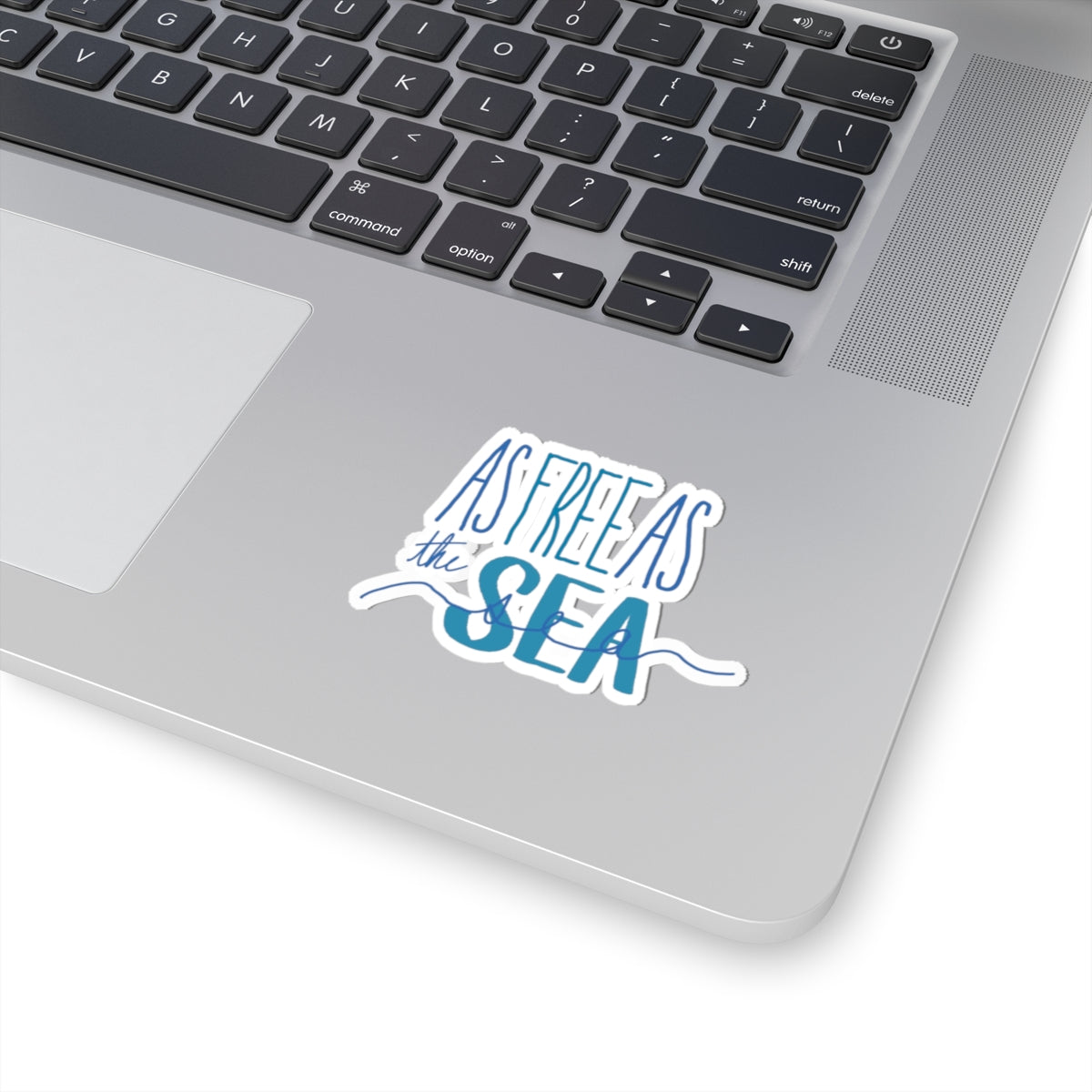 As Free As the Sea Sticker