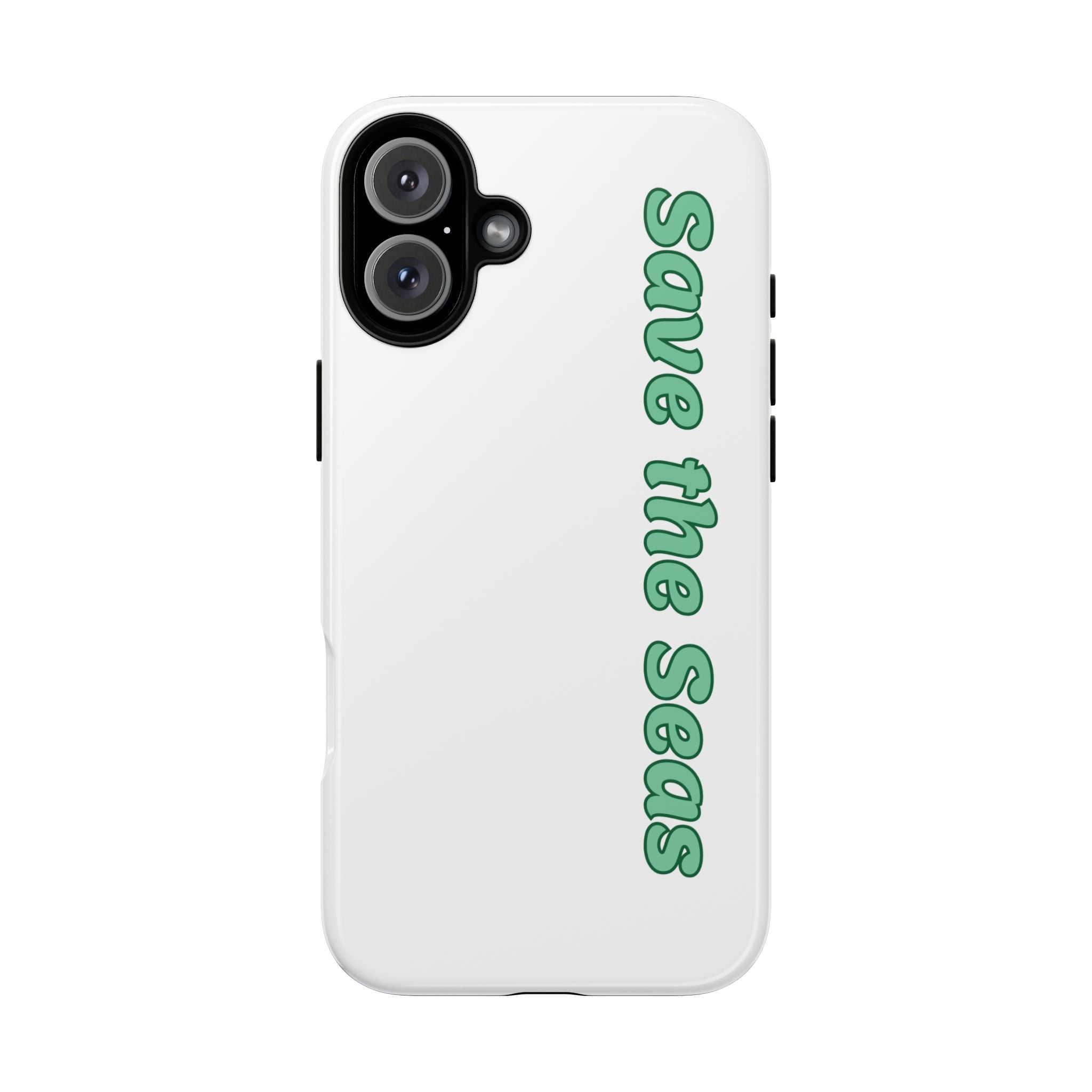 Save the Seas Phone Case - Eco-Friendly Ocean Conservation Protective Case