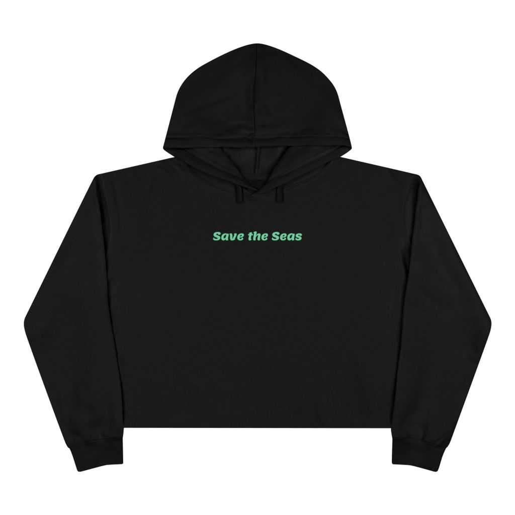Save the Sea Crop Hoodie