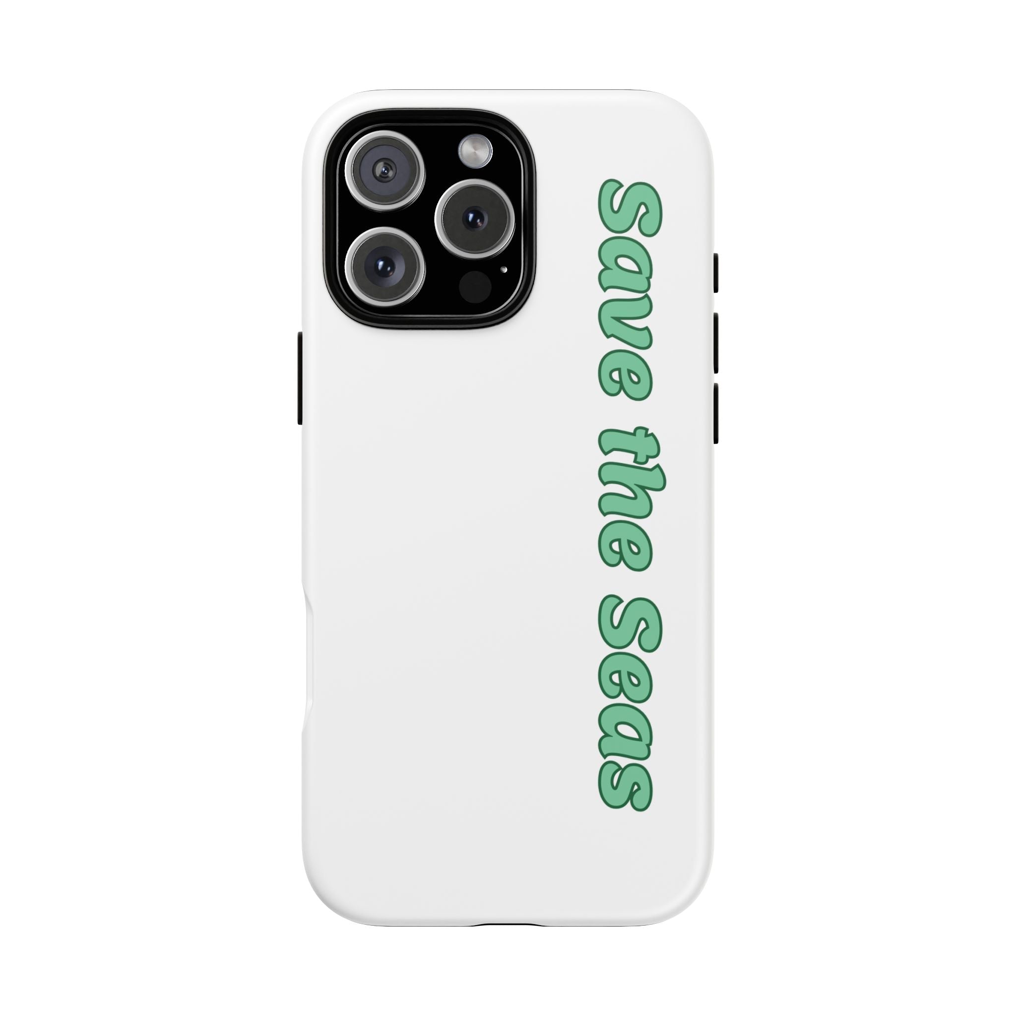 Save the Seas Phone Case - Eco-Friendly Ocean Conservation Protective Case