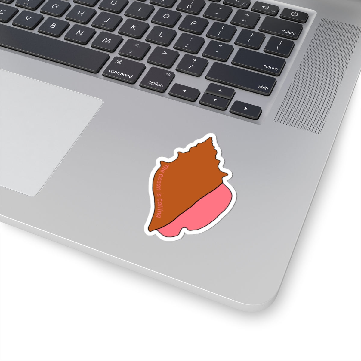 Conch Shell Kiss-Cut Sticker